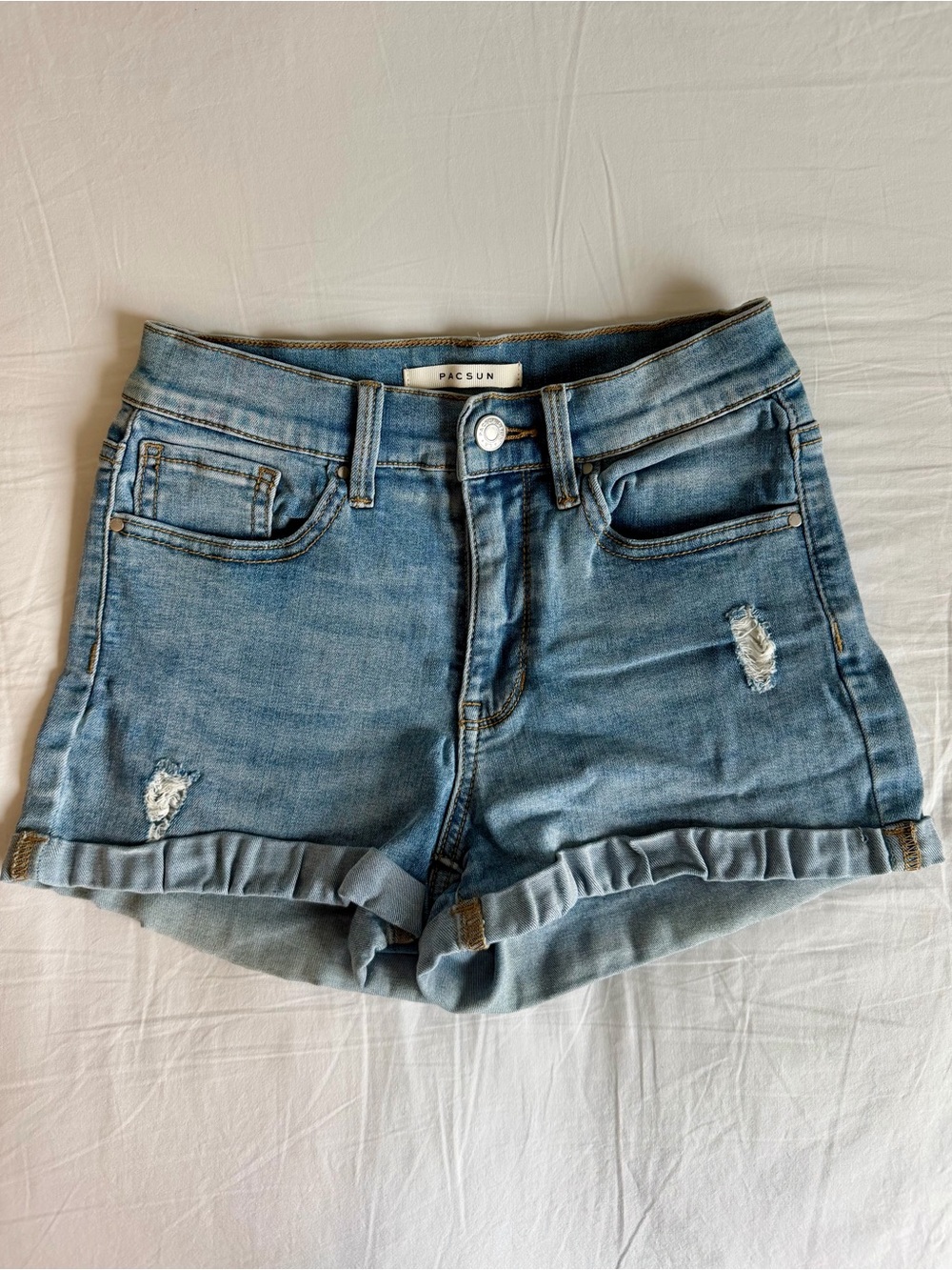 Pacsun The Shortie Women’s Denim Shorts Size